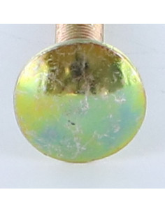 Cabeza redonda cuello cuadrado M8X35 roscado total Bicromato 2