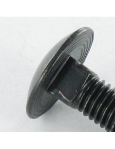 Cabeza redonda cuello cuadrado M8X110 roscado total Acero... 2