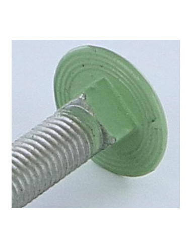 1 x Cabeza redonda cuello cuadrado M7X40 paso...