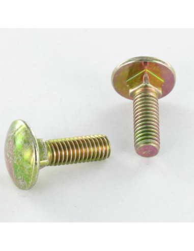 1 x Cabeza redonda cuello cuadrado M8X70...