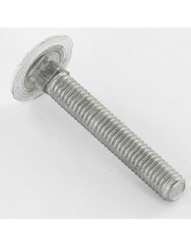 1 x Cabeza redonda cuello cuadrado M7X65 paso...
