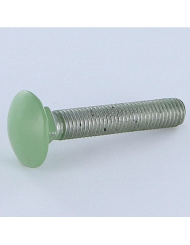 1 x Cabeza redonda cuello cuadrado M7X45 paso...