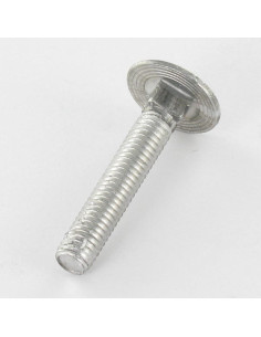 Cabeza redonda cuello cuadrado M5X30 roscado total Acero... 2