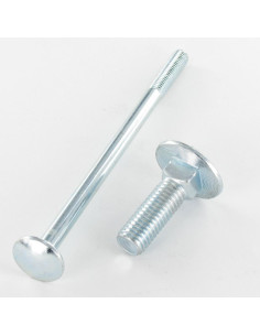 Cabeza redonda cuello cuadrado M12X136 roscado en 16...