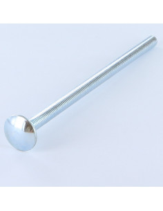 Cabeza redonda cuello cuadrado M8X150 roscado total Acero...