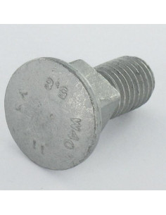 Cabeza redonda cuello cuadrado M10X25 roscado en 14...