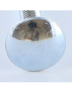 Cabeza redonda cuello cuadrado M8X110 roscado total Acero... 2