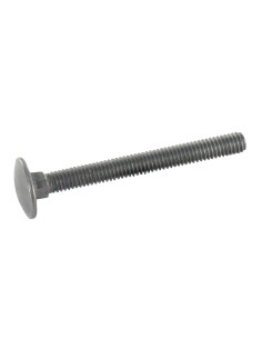 Cabeza redonda cuello cuadrado M8X130 roscado total Acero...