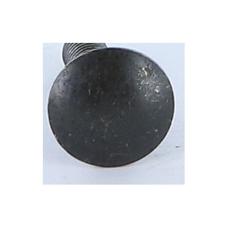 1 x Cabeza redonda cuello cuadrado M6X20 roscado total Acero cincado negro