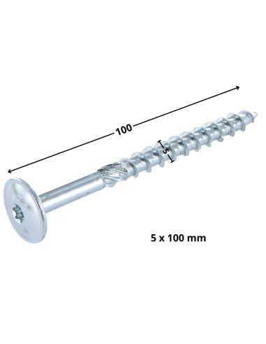 1 x Tornillo madera aglomerado cabeza disco...