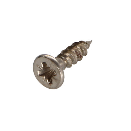 1 x Tornillo madera aglomerado cabeza fresada/testa svasat Pozi PZ4 4X16 roscado total Acero cromado