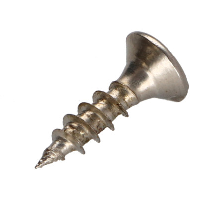 1 x Tornillo madera aglomerado cabeza fresada/testa svasat Pozi PZ4 4X16 roscado total Acero cromado