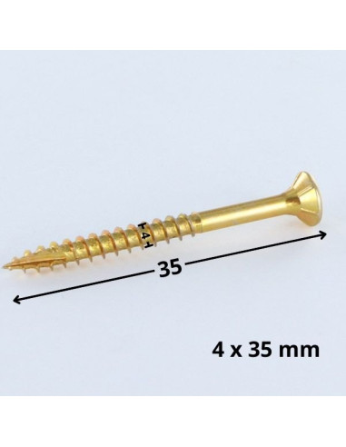 1 x Tornillos para madera TEKOR cabeza...
