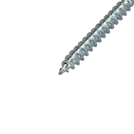 1 x Tornillo madera aglomerado cabeza fresada/testa svasat Pozi PZ4 4.5X45 roscado total Acero cincado blanco