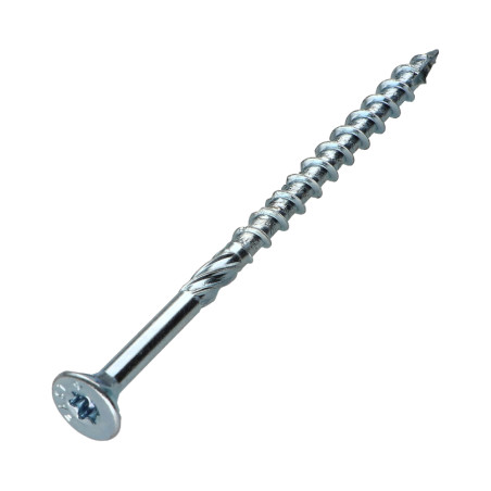1 x Tornillo para marcos TEKOR cabeza fresada/testa svasat dentado TORX T40 8X100 roscado en 60 cut punta antihendidura