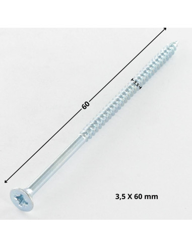 1 x Tornillo madera aglomerado cabeza...