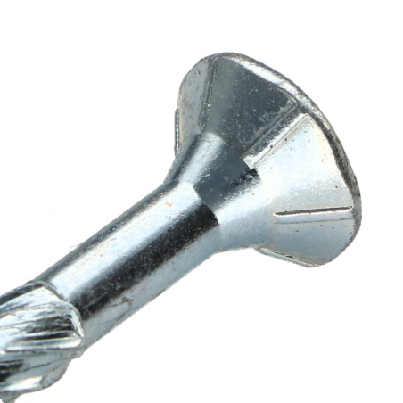 1 x Tornillo para marcos TEKOR cabeza fresada/testa svasat dentado TORX T30 6X80 roscado en 50 cut punta antihendidura