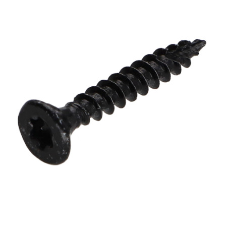 1 x Tornillo madera aglomerado cabeza fresada/testa svasat TORX T20 4X30 roscado total Acero cincado negro