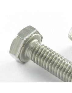 Tornillo metales cabeza hexagonal M5X10 Inoxidable A4 2
