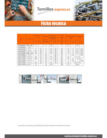 1 x Anclaje Anclaje M12X120 Acero cincado blanco