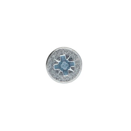 1 x Tornillo madera aglomerado cabeza fresada/testa svasat Pozi PZ5 6X70 Acero cincado blanco