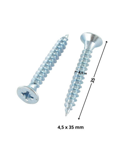 1 x Tornillo madera aglomerado cabeza...