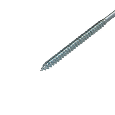 1 x Tornillo madera aglomerado cabeza fresada/testa svasat Pozi PZ5 6X140 roscado parcial Acero cincado blanco