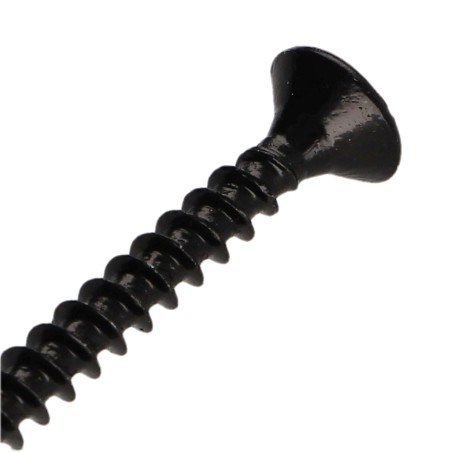 1 x Tornillo madera aglomerado cabeza fresada/testa svasat Pozi PZ4 4X30 roscado total Acero cincado negro