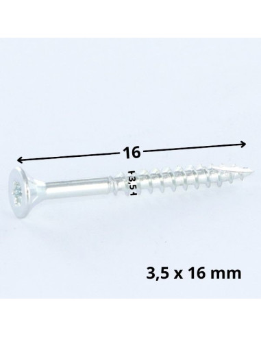 1 x Tornillos para madera TEKOR cabeza...