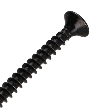 1 x Tornillo madera aglomerado cabeza fresada/testa svasat Pozi PZ5 6X60 roscado total Acero cincado negro