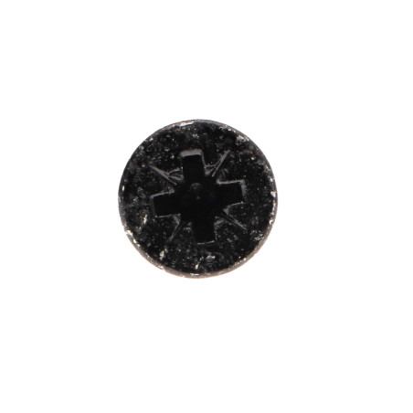 1 x Tornillo madera aglomerado cabeza fresada/testa svasat Pozi PZ5 6X60 roscado total Acero cincado negro