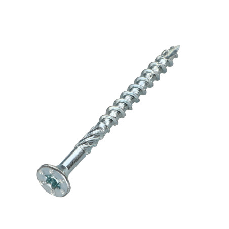 1 x Tornillo para marcos TEKOR cabeza fresada/testa svasat dentado TORX T40 8X80 roscado en 50 cut punta antihendidura