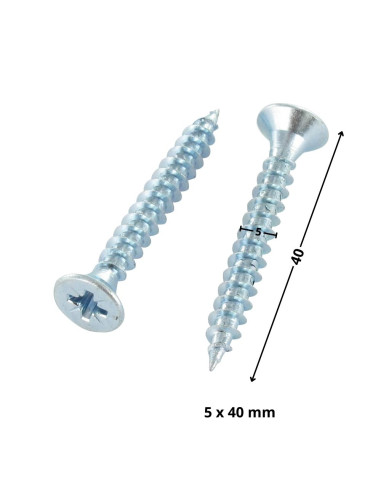 1 x Tornillo madera aglomerado cabeza...