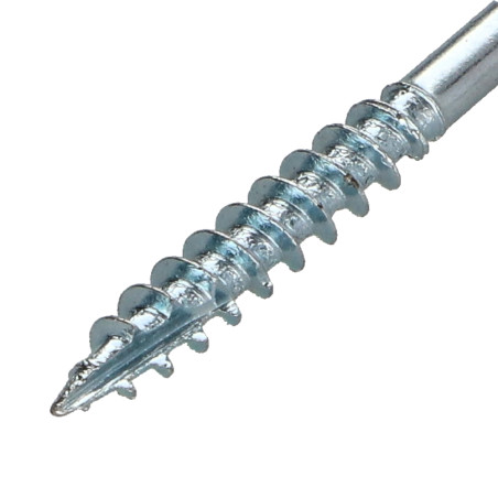 1 x Tornillos para madera TEKOR cabeza fresada/testa svasat dentado 4X40 roscado en 24 TORX T20 Acero cincado blanco cut