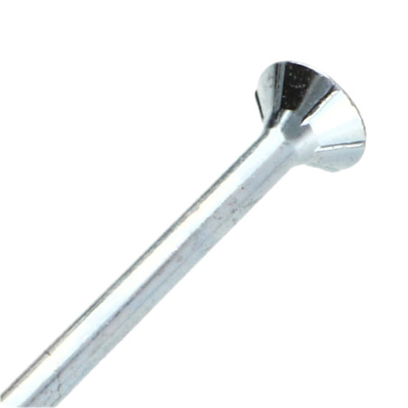 1 x Tornillos para madera TEKOR cabeza fresada/testa svasat dentado 6X160 roscado en 70 TORX T30 Acero cincado blanco cut