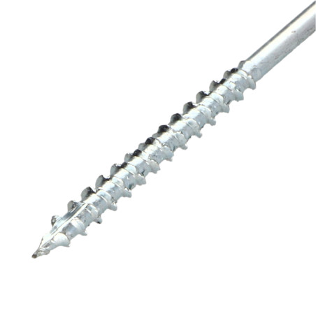 1 x Tornillo madera aglomerado cabeza fresada/testa svasat TORX T25 4.5X60 roscado en 36 Acero cincado blanco