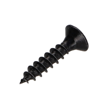 1 x Tornillo madera aglomerado cabeza fresada/testa svasat Pozi PZ4 3.5X16 roscado total Acero cincado negro