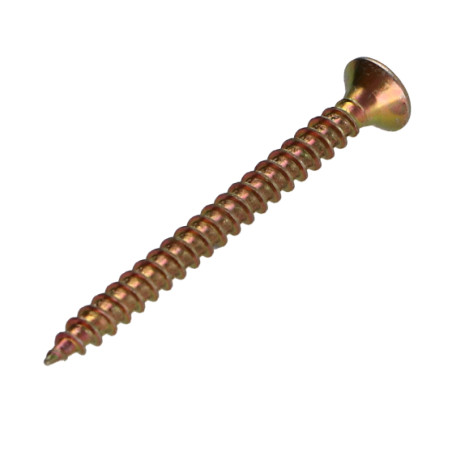1 x Tornillo madera aglomerado cabeza fresada/testa svasat Pozi PZ3 3X35 roscado total Bicromato microtornillo