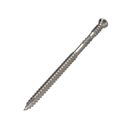 1 x Tornillo madera aglomerado cabeza fresada/testa svasat Pozi PZ4 5X50 roscado parcial Acero cincado blanco GLEITMO 627