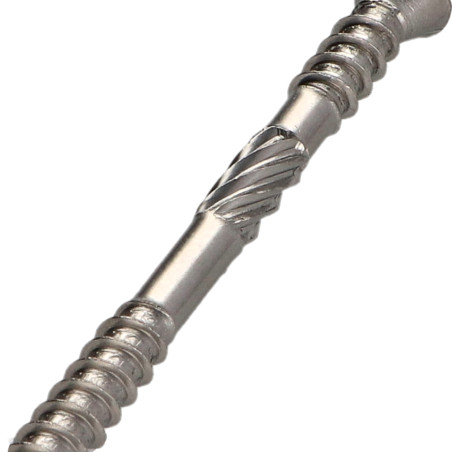 1 x Tornillo madera aglomerado cabeza fresada/testa svasat Pozi PZ4 5X50 roscado parcial Acero cincado blanco GLEITMO 627