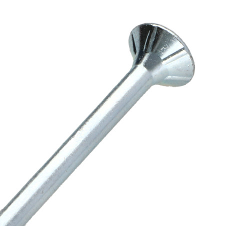 1 x Tornillos para madera TEKOR cabeza fresada/testa svasat dentado 5X120 roscado en 70 TORX T25 Acero cincado blanco cut