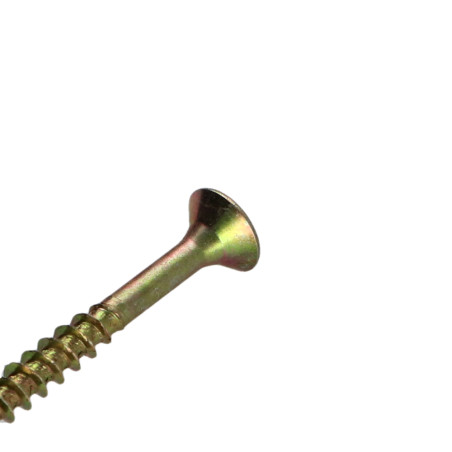 1 x Tornillo madera aglomerado cabeza fresada/testa svasat Pozi PZ4 4X35 roscado parcial Bicromato