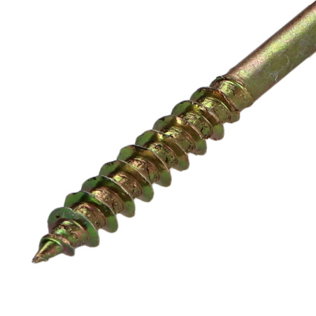 1 x Tornillo madera aglomerado cabeza fresada/testa svasat Pozi PZ4 4X35 roscado parcial Bicromato
