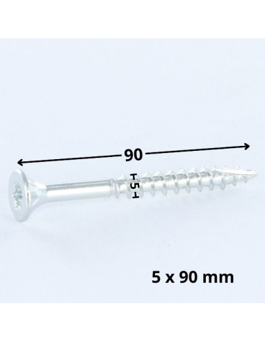 1 x Tornillos para madera TEKOR cabeza...