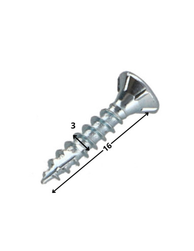 1 x Tornillos para madera TEKOR cabeza...