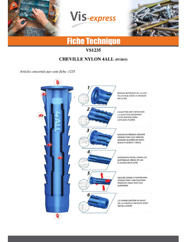 1 x Taco Nylon 14X70 4TODOS RAWLPLUG