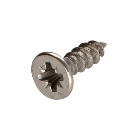1 x Tornillo madera aglomerado cabeza fresada/testa svasat Pozi PZ4 3.5X13 roscado total Acero niquelado