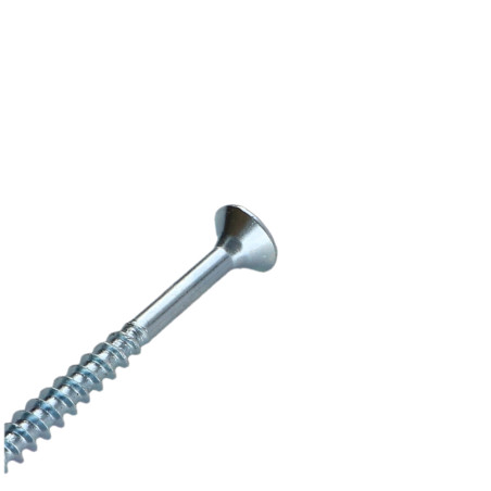 1 x Tornillo madera aglomerado cabeza fresada/testa svasat Pozi PZ4 4.5X45 roscado parcial Acero cincado blanco