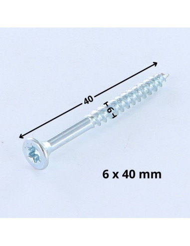 1 x Tornillo madera aglomerado cabeza...