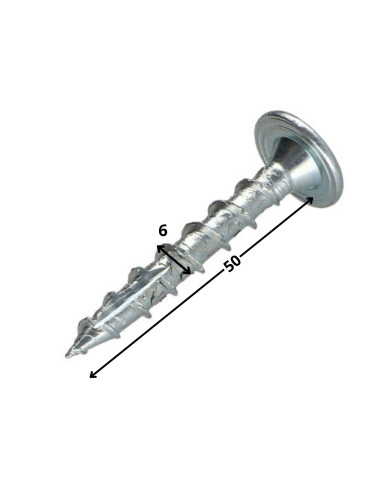 1 x Tornillos para madera TEKOR cabeza disco...